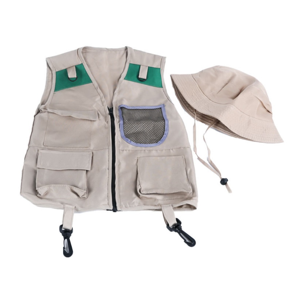 Kids Outdoor Adventure Kit - Gilet Estivo per Bambini Explorer: Kit