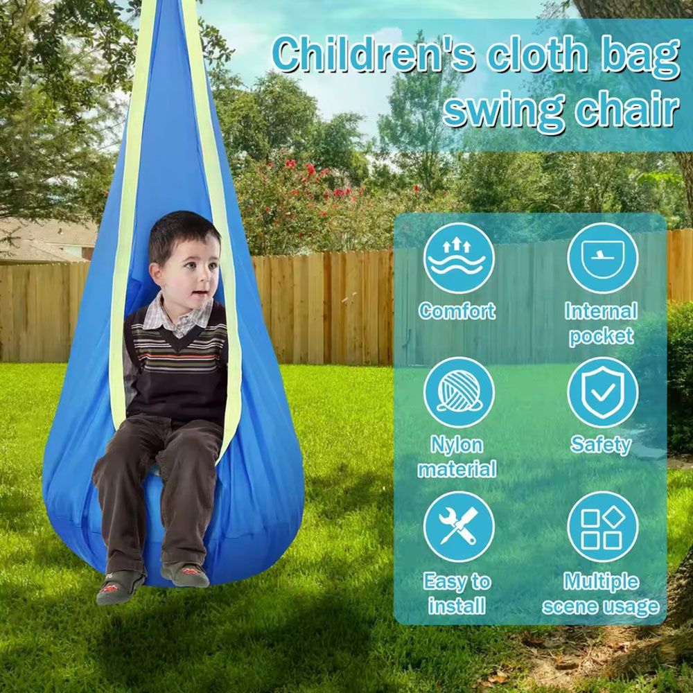 Kids Outdoor Hanging Chair - Seggiolino a dondolo per bambini in