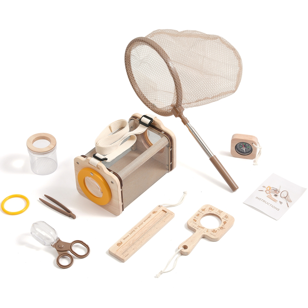 Kids Outdoor Adventure Kit - Giocattoli Educativi Montessori, Set per Avventure