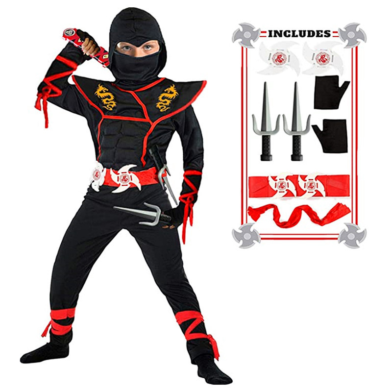 Kids Outdoor Ninja Warrior Course - Costume da Ninja Ragazzo Costume da