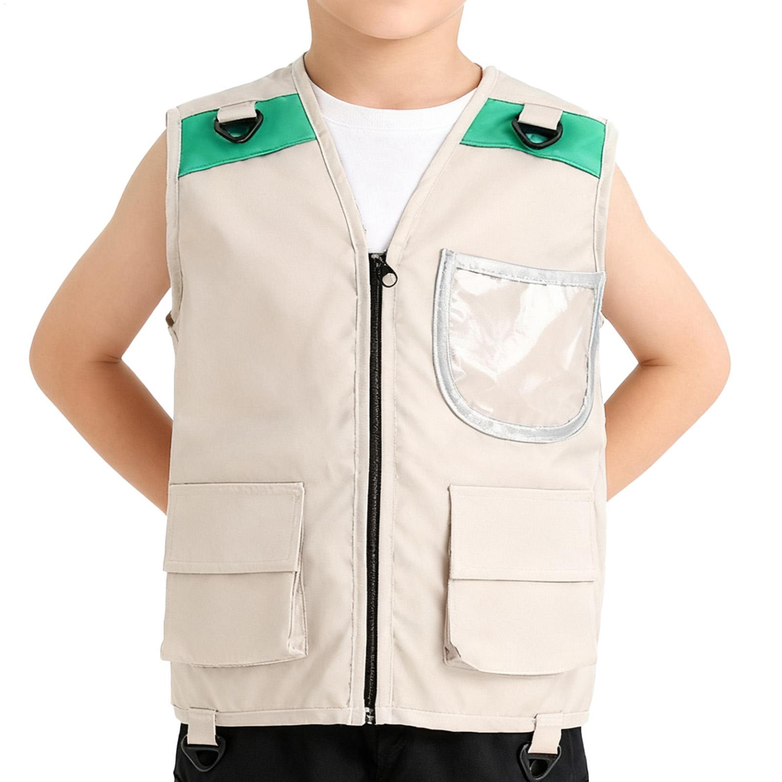 Kids Outdoor Adventure Kit - Gilet da Esploratore per Bambini, Costume
