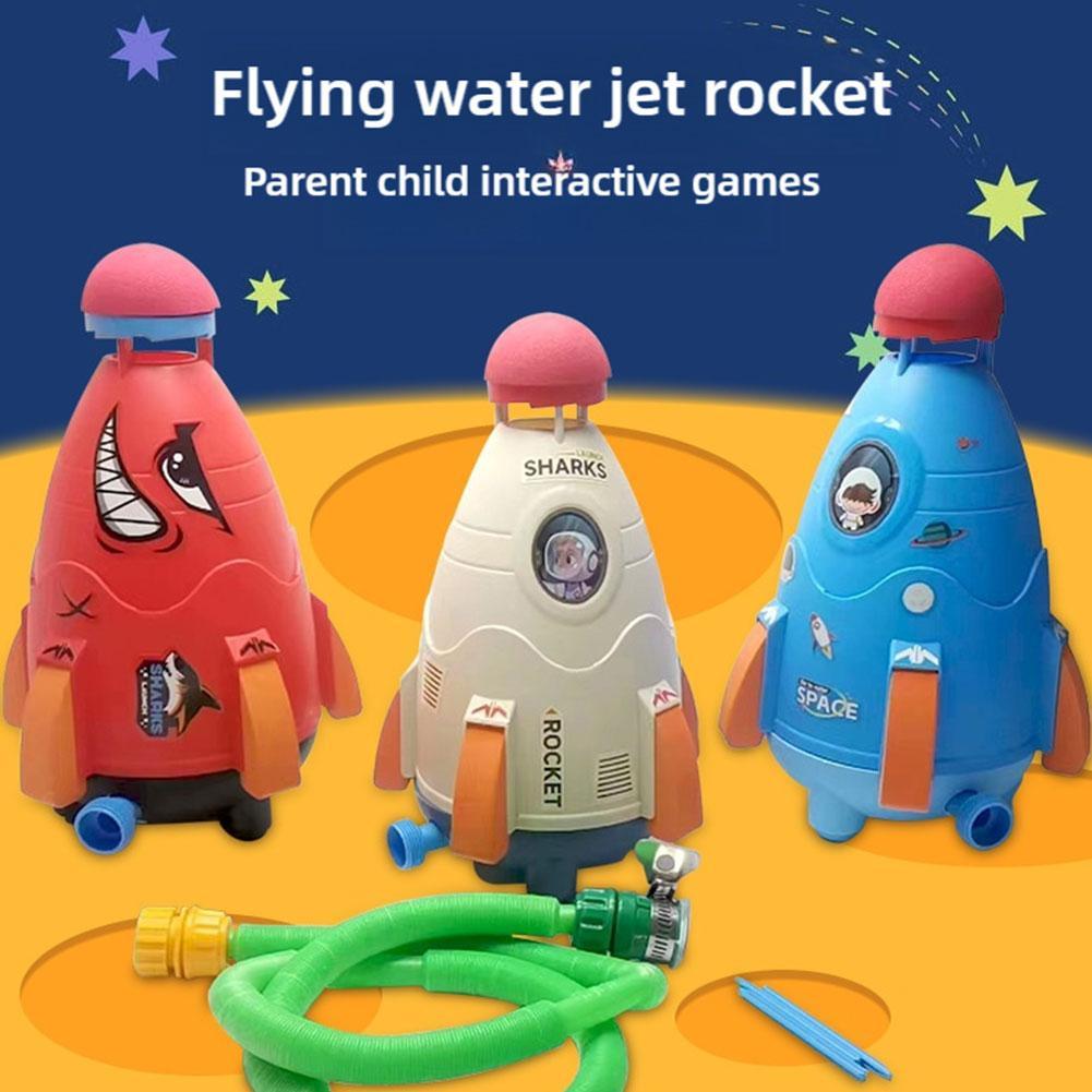 Kids Outdoor Water Toys - Giocattoli lanciarazzi Spruzzatori d'acqua a razzo