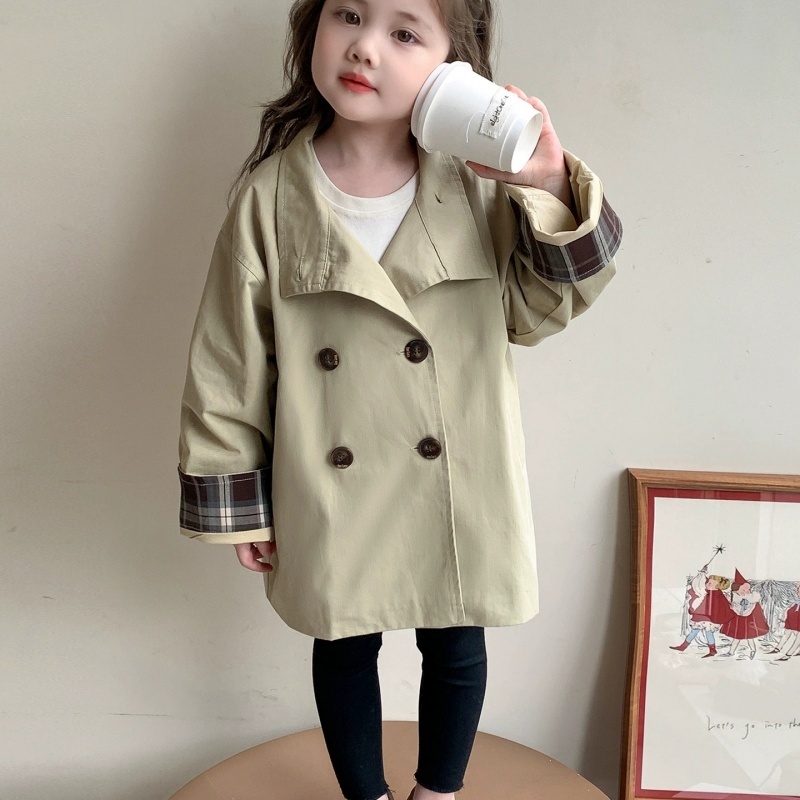Kids Outdoor Jacket - Giacca Antivento per Bambine, Cappotto in