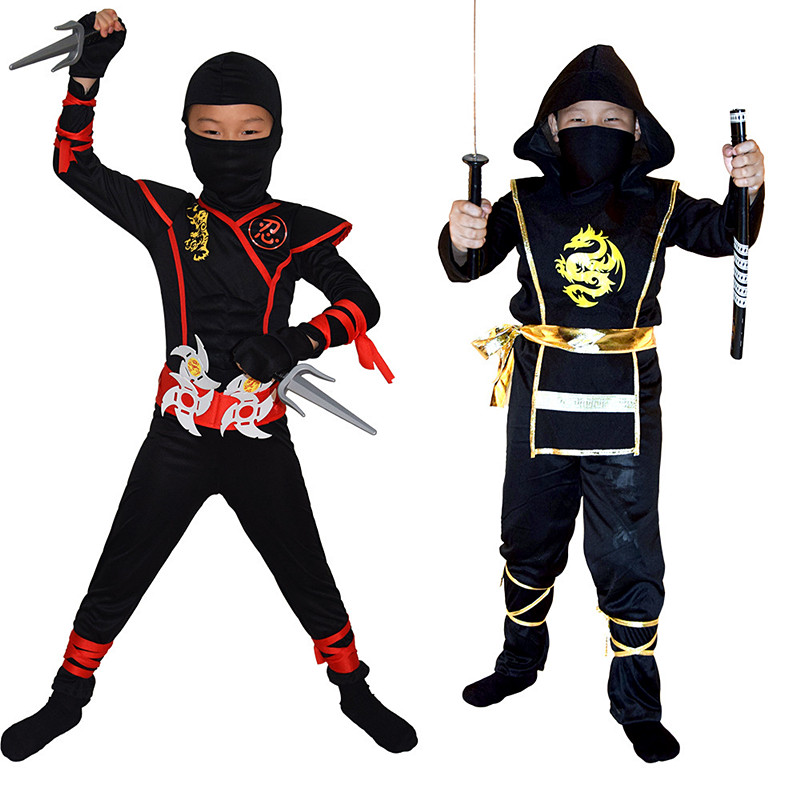 Kids Outdoor Ninja Warrior Course - Costume da Ninja Deluxe per bambini