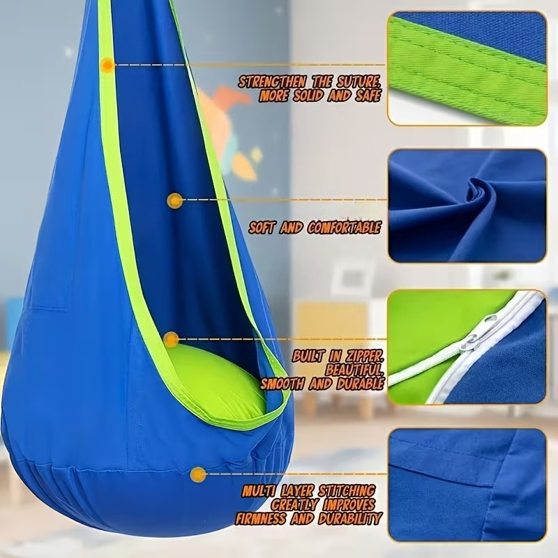 Kids Outdoor Hanging Chair - Sedia Sospesa per Bambini da Interno