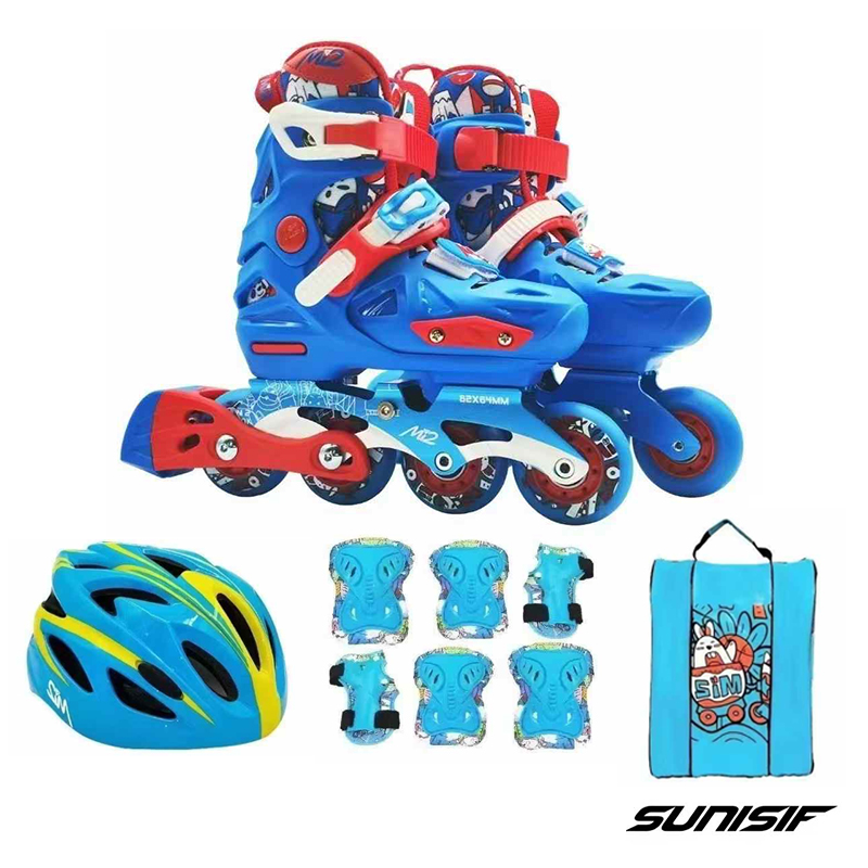 Kids Outdoor Gear - Set di Pattini a Rotelle Regolabili