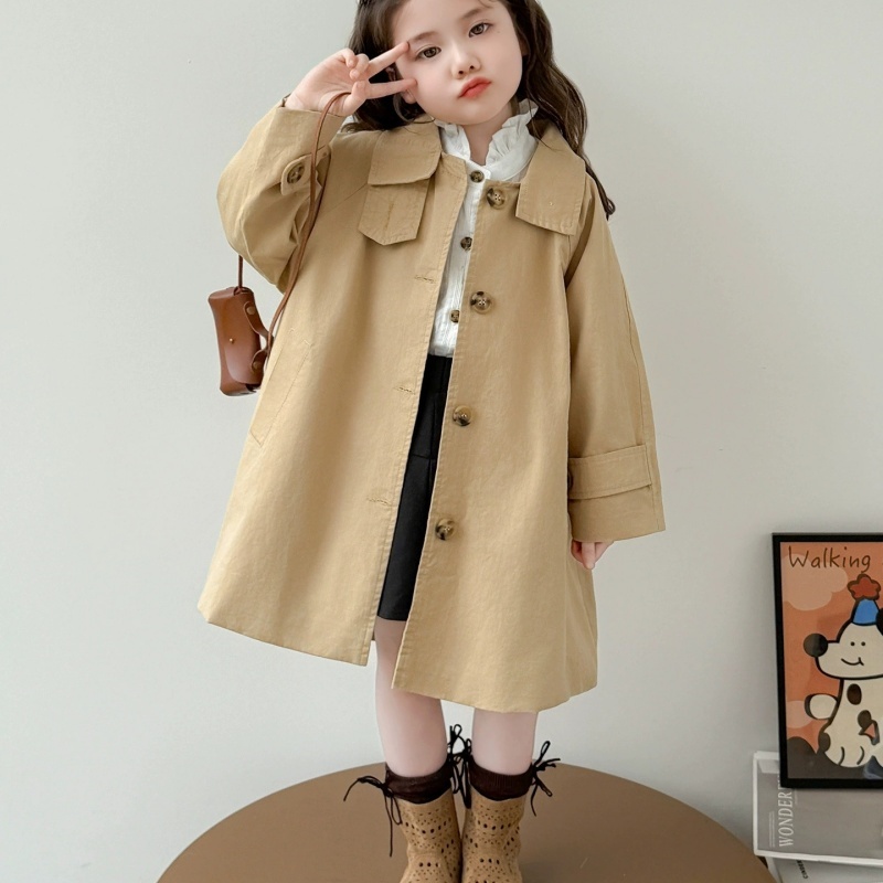Kids Outdoor Jacket - Giacca Antivento per Bambine, Cappotto in