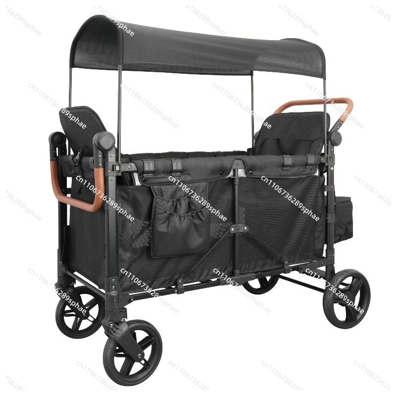 Kids Outdoor Wagon - Passeggino Carrozzina da Esterno a 4