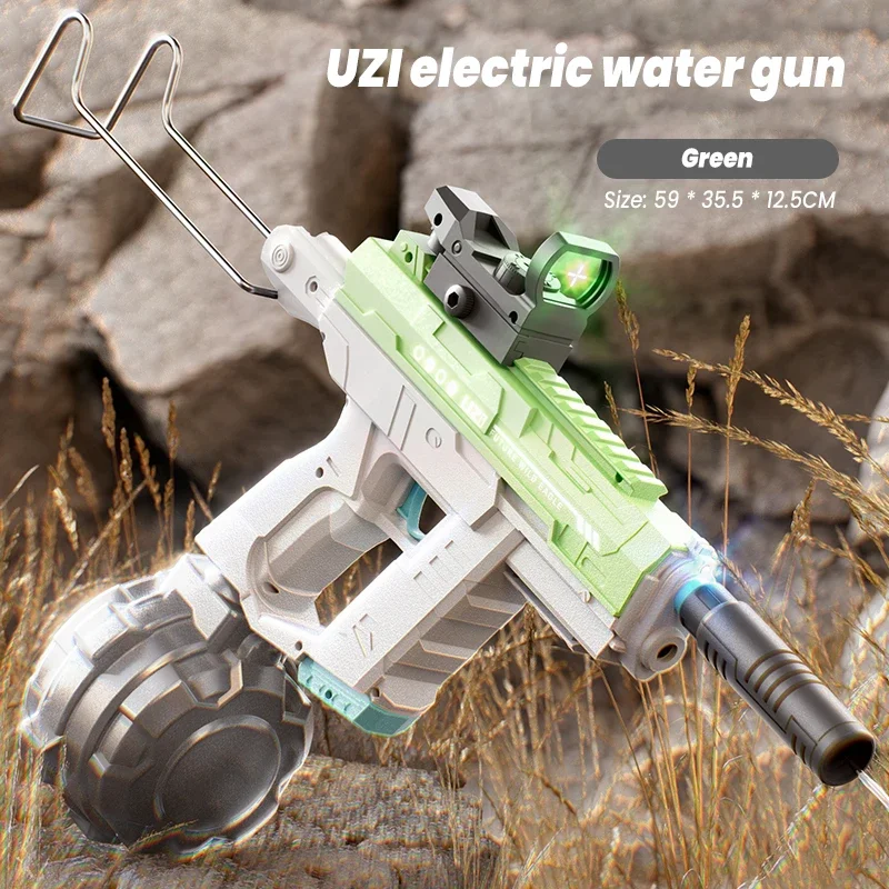 Kids Outdoor Water Toys - Pistola ad Acqua Elettrica UZI Space