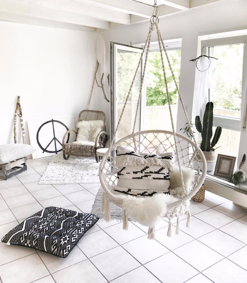 Kids Outdoor Hanging Chair - 2025 Amaca sospesa rotonda lavorata a