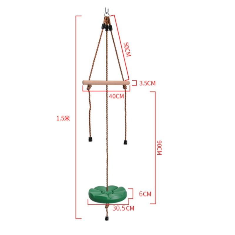 Altalena petalo Altalena disco - Kids Outdoor Hanging Chair recensione e prezzo