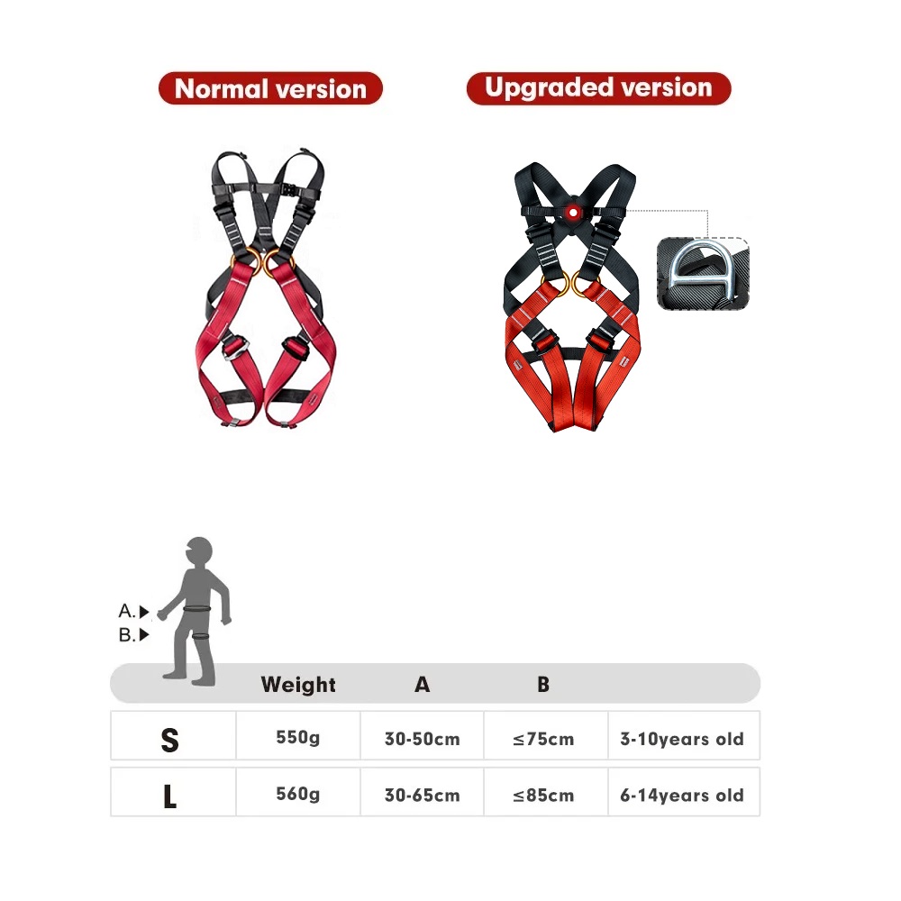 Imbracatura per tutto il corpo - Kids Outdoor Gear recensione e prezzo