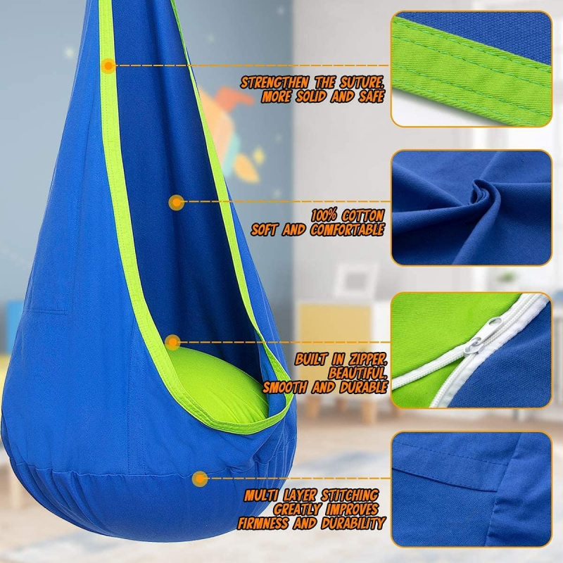 Sedia a dondolo sospesa per ba - Kids Outdoor Hanging Chair recensione e prezzo
