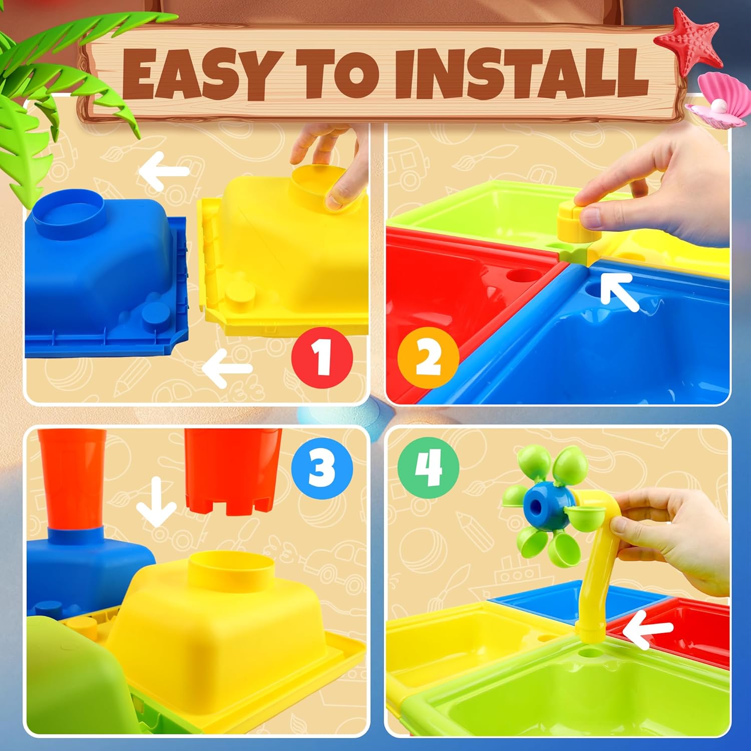 25 pezzi tavolo da acqua estiv - Kids Outdoor Water Toys recensione e prezzo
