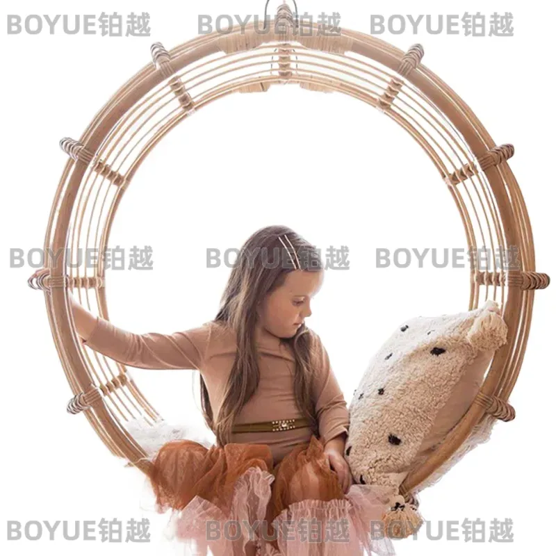 Sedia a dondolo sospesa in rat - Kids Outdoor Hanging Chair recensione e prezzo