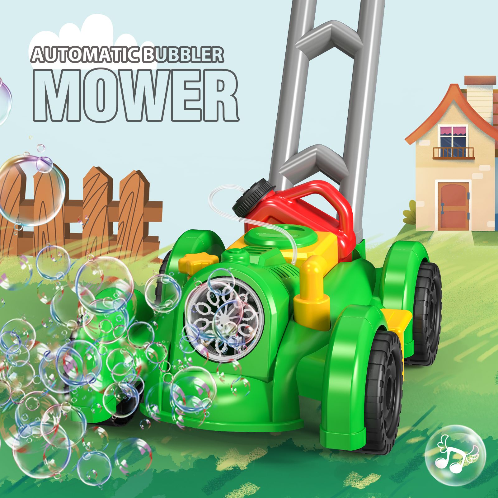 Macchina per bolle a carrello  - Kids Outdoor Lawn Mower recensione e prezzo