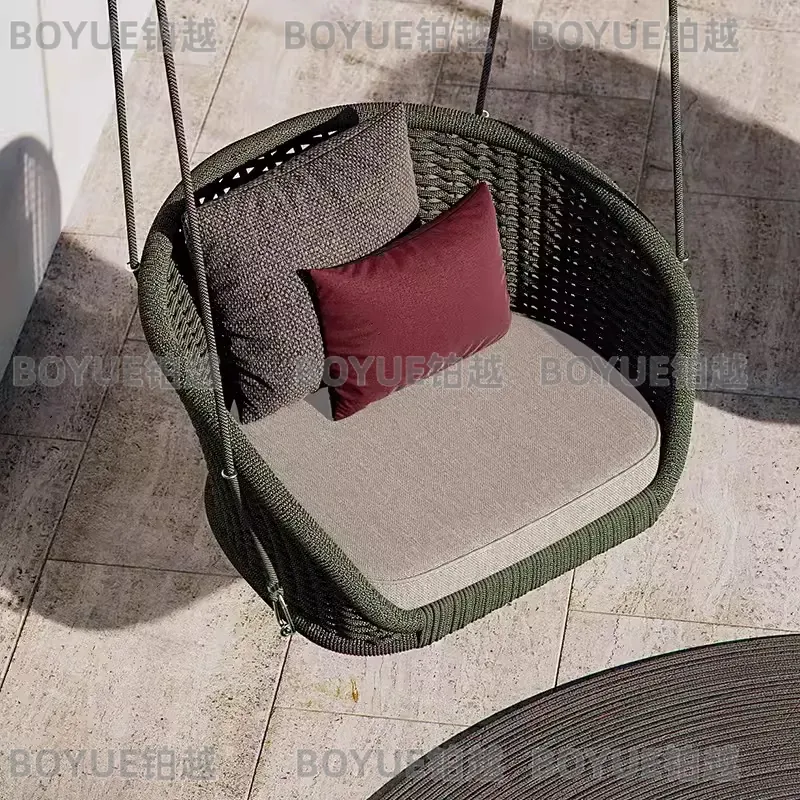 Sedia a dondolo sospesa in rat - Kids Outdoor Hanging Chair recensione e prezzo