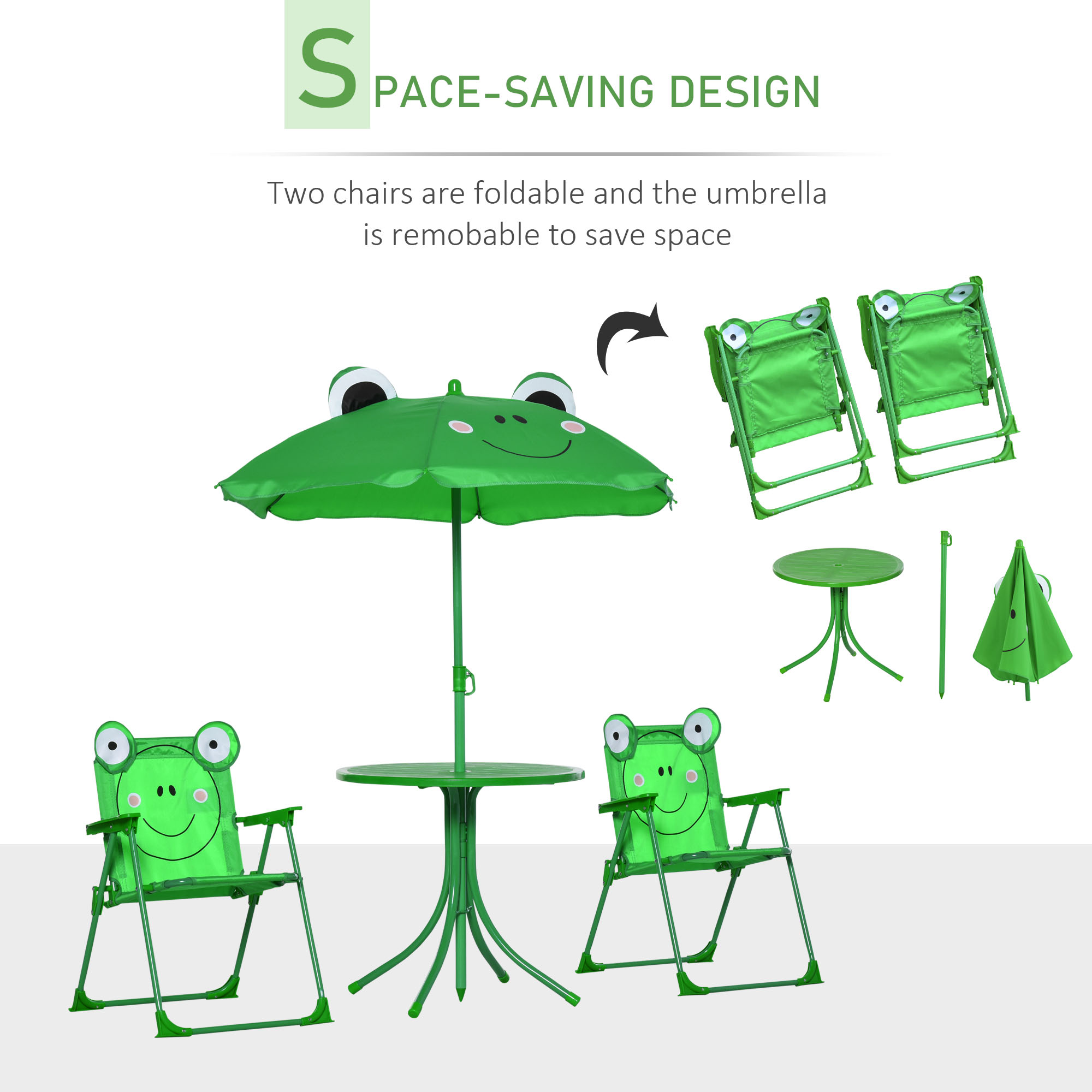 Set Tavolo e Sedie per Bambini - Kids Outdoor Table And Chair Set recensione e prezzo