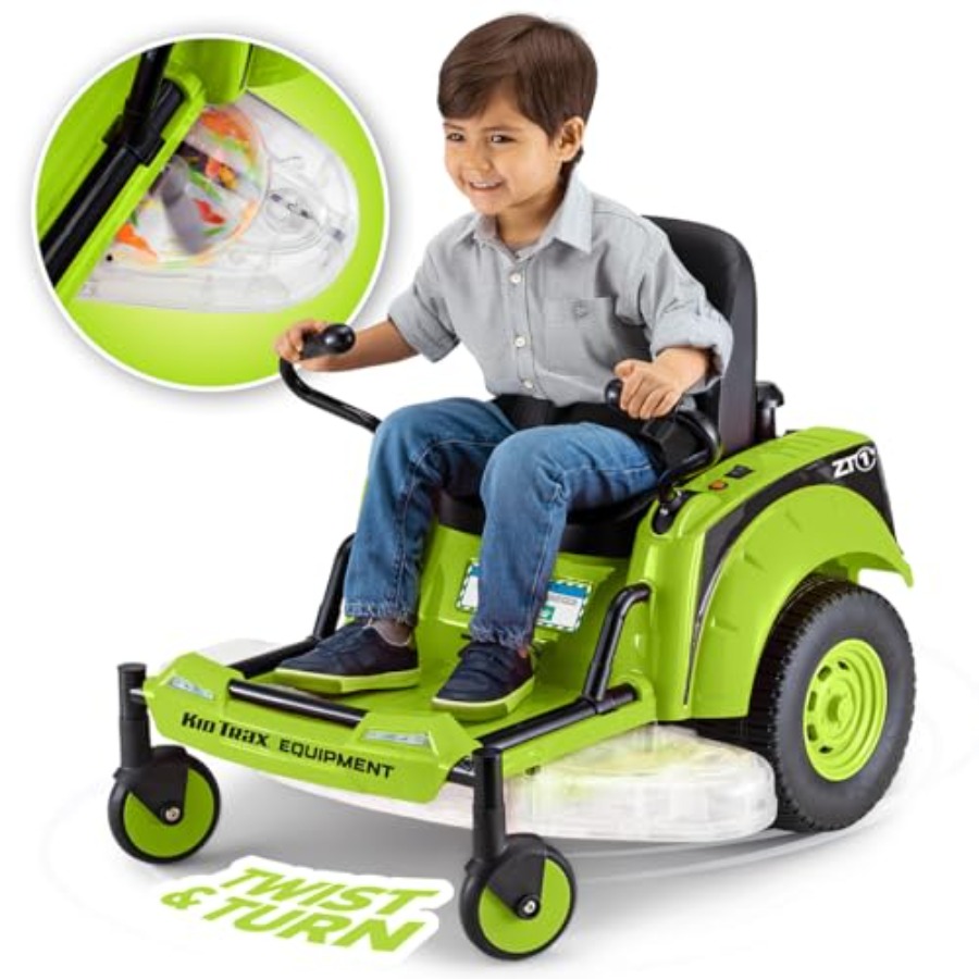 Kid Trax 12V Zero Turn Lawn Mo - Kids Outdoor Lawn Mower recensione e prezzo