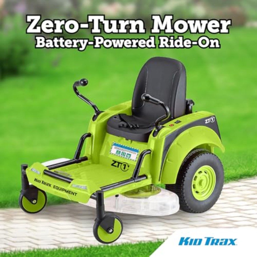 Kid Trax 12V Zero Turn Lawn Mo - Kids Outdoor Lawn Mower recensione e prezzo