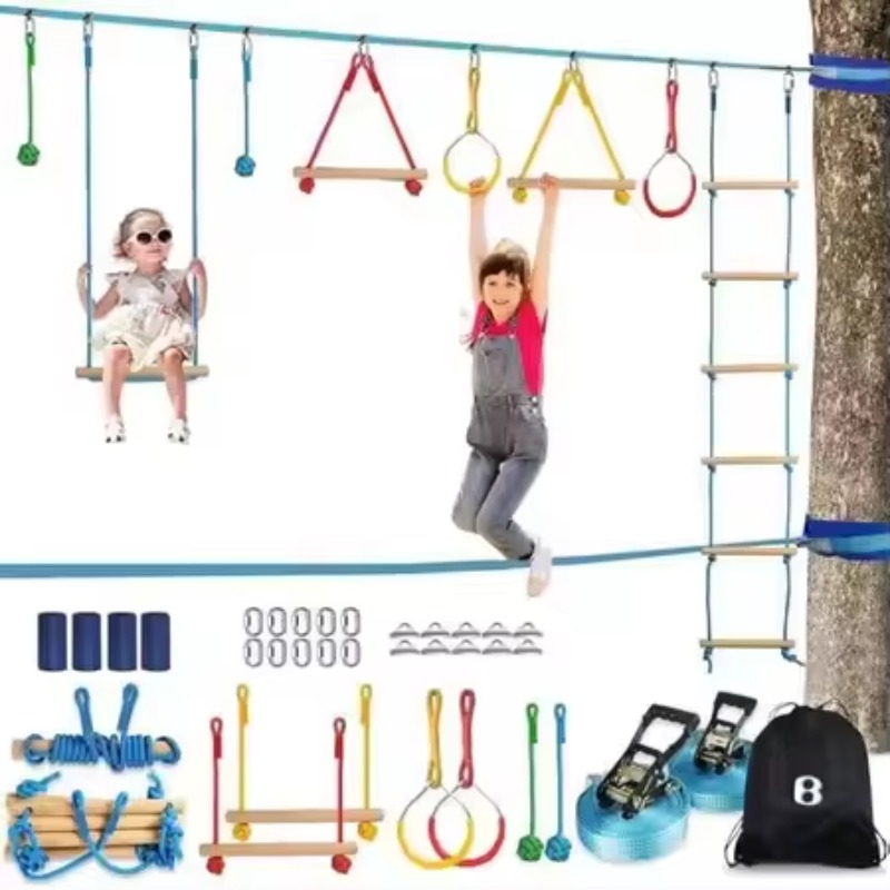 Kit corso di ostacoli guerrier - Kids Outdoor Monkey Bar Set recensione e prezzo