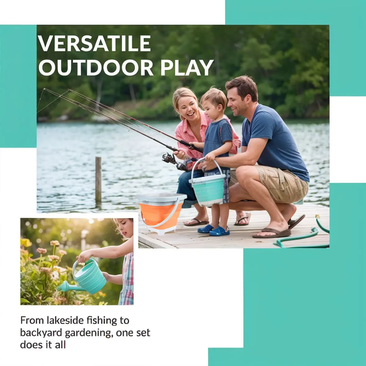 Diverso Secchiello Pieghevole  - Kids Outdoor Activity Centre recensione e prezzo