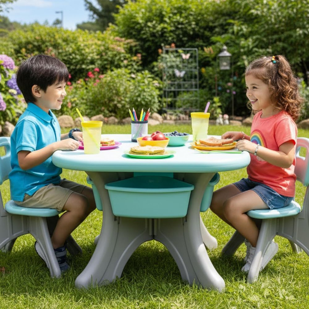 Tavolo e sedie per bambini, se - Kids Outdoor Table And Chair Set recensione e prezzo