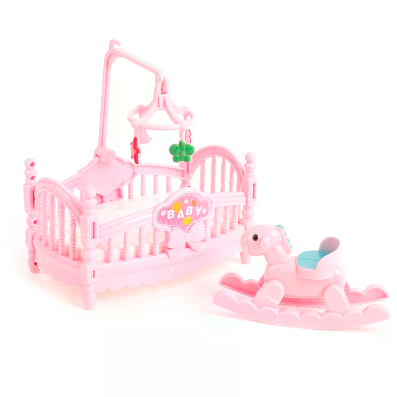 Set Miniatura Culla in Legno c - Kids Outdoor Table And Chair Set recensione e prezzo